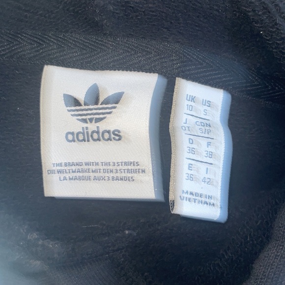 Adidas Women’s Hooded Crop Sweatshirt - Picture 4 of 4